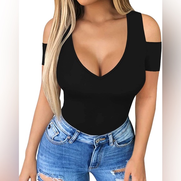 Herlollychips-Amazon Tops - Hot Summer Black Top